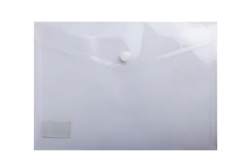 Папка-конверт А5 на кнопке, прозрачная BM.3936-00 BUROMAX (4823078953544) - фото 1