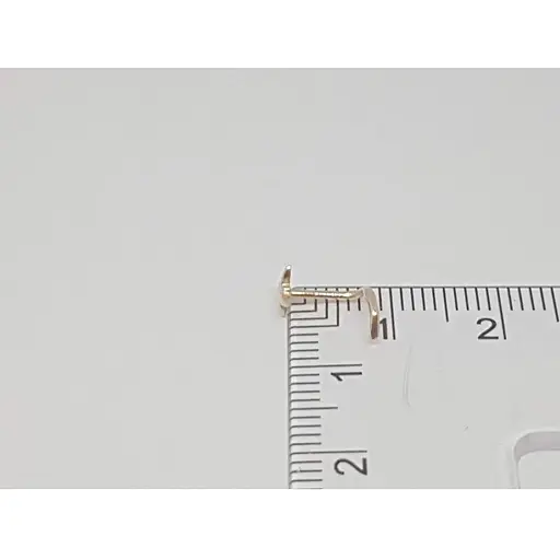 Золота сережка-пірсинг Dear в ніс Dear. 1015 - фото 4