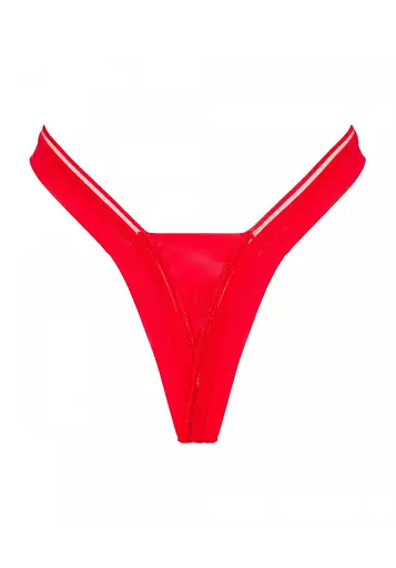 Трусики-стринги Obsessive Larisya S/M червоний - фото 6