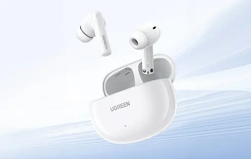 Бездротові навушники Ugreen WS200 HiTune T6 Hybrid Active Noise-Cancelling Earbuds(UGR-15158) - фото 3