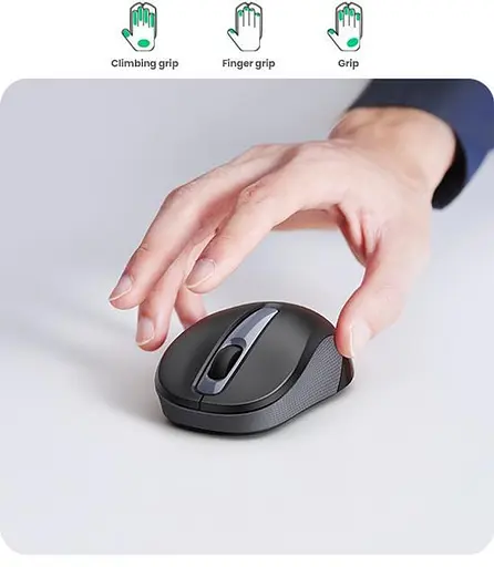 Бездротова миша UGREEN MU003 Portable Wireless Black (90371) - фото 2