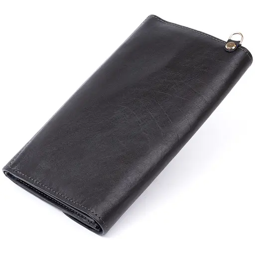 Чоловіча шкіряна барсетка GRANDE PELLE 22,3х12,5х2,7 см acs0015934 - фото 2