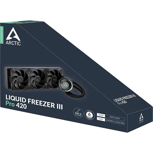 Система водяного охолодження Arctic Liquid Freezer III Pro 420 Black (ACFRE00181A) [143376] - фото 6