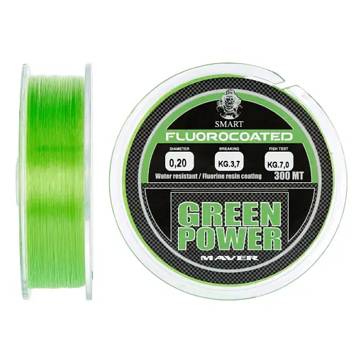 Волосінь Smart Green Power Fluorine 300 м 0.20 мм 3.7 кг