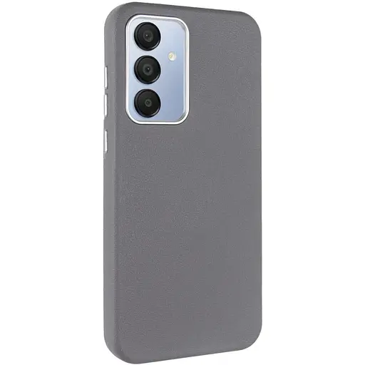 Чохол Epik шкіряний Leather Case Metal Buttons для Samsung Galaxy S24+/S25+ Titanium Gray