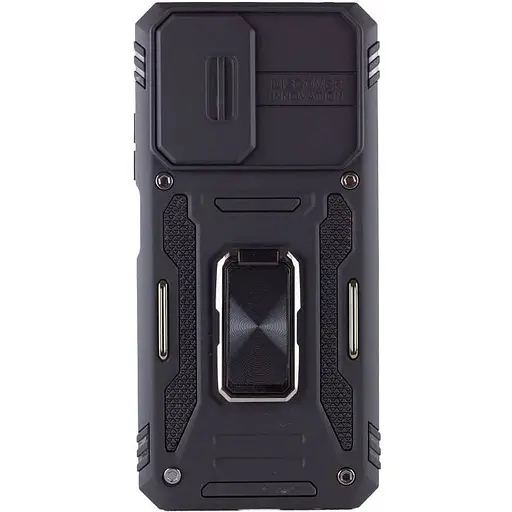 Ударостійкий чохол Epik Camshield Army Ring для Xiaomi Redmi 9A Чорний / Black