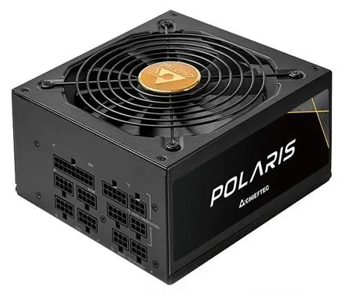Блок питания 1050 Вт, Chieftec POLARIS, черный, модульный, 80+ золотистый, Active PFC, 13,5 см, 4xMolex/12xSATA/6x6+2-pin - фото 1