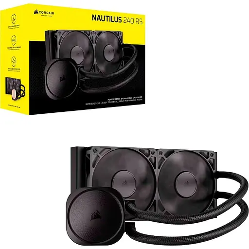 СВО Corsair NAUTILUS 240 RS Black (CW-9060088-WW) - фото 9