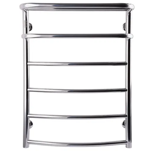 Водяна рушникосушка Unio Op W 700-500-6 Олівія з полицею, Хром - фото 1