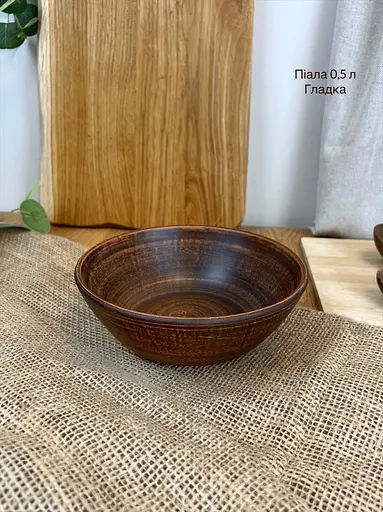 Столовый сервиз керамической (глиняной) посуды для Борща на 6 человек Гладкий - фото 4