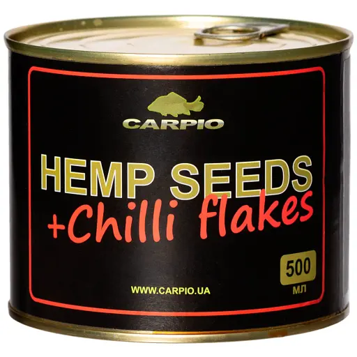 Зернова суміш Carpio Hemp Seeds+Chilli flakes 0.5 l