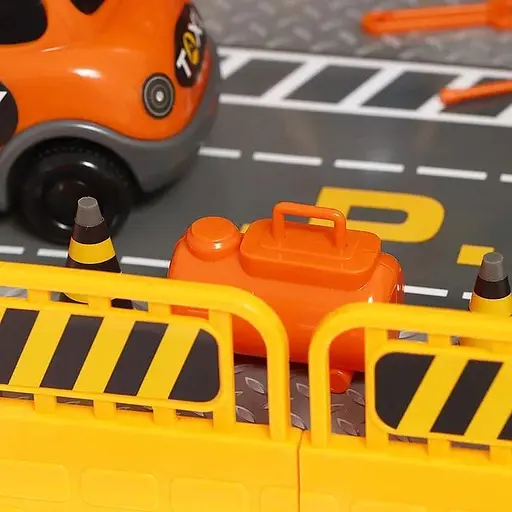 Ігровий дитячий набір інструментів Станція тех-обслуговування 3в1 Двостороння валізка-рюкзак - фото 10