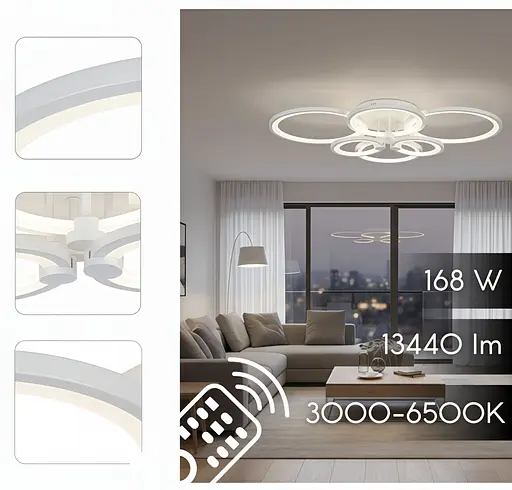 Потолочная люстра G 2732/2+2+2 WT 168W - фото 2