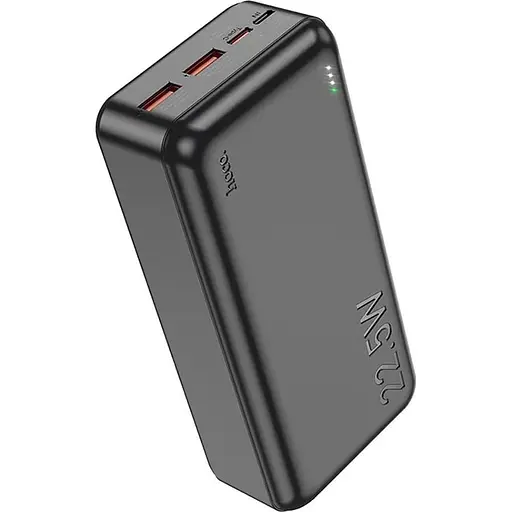 Универсальна мобильна батарея Hoco J101B Astute 22.5W 30000mAh Black (6931474782519) - фото 3