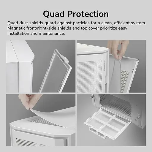 Корпус Cougar Uniface RGB White (UNIFACE RGB White) без блока питания - фото 10