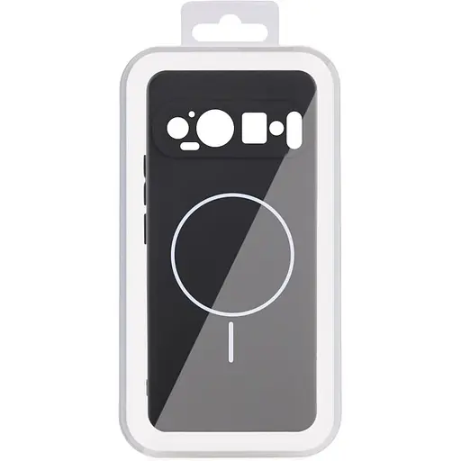 Чохол Silicone Cover Lakshmi Full Camera (AA) with MagFit для Google Pixel 9 Pro XL Чорний / Black - фото 4