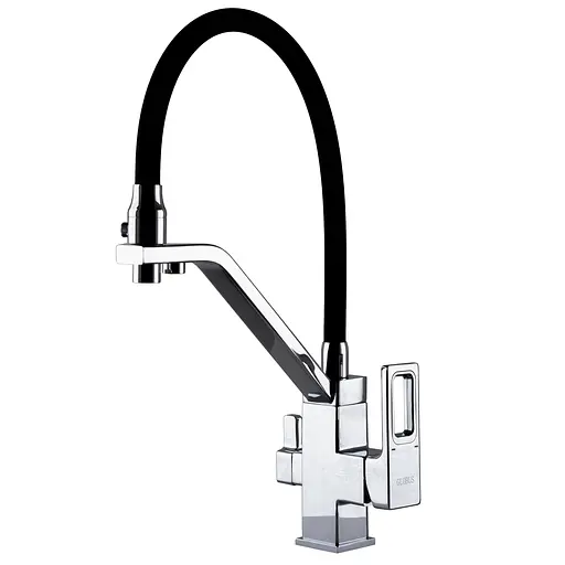 Смеситель для кухни под осмос Globus Lux Lazer GLLR-0900-00-01 000024675 Черный - фото 1