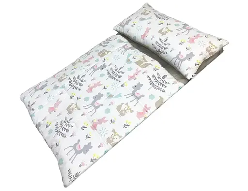 Детский спальник Moontime "Лесные зверята Олени и зайчики" - фото 1
