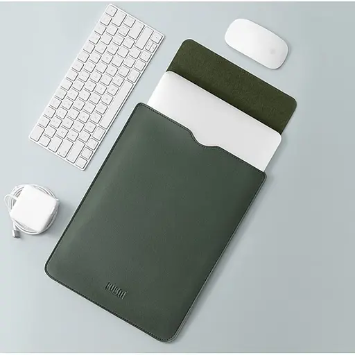 Чохол-конверт для ноутбука 13" Bubm Vertical Liner Bag Protective Sleeve екошкіра рожевий - фото 6