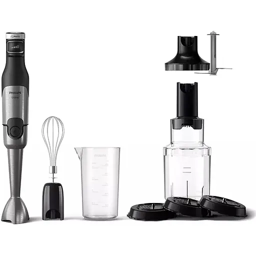 Блендер Philips Series 5000 заглибний 1200 Вт 4 в 1 чопер XL спіралайзер чорний (HR2684/00)