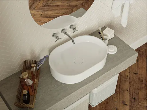 Умивальник Miraggio Kira 00001005, Білий - фото 6