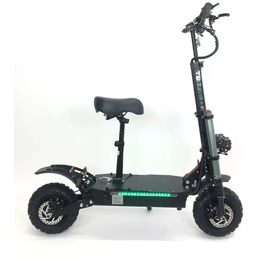 Электросамокат Двухмоторный с сиденьем Tesla 4000 (6000W, 60V,30Ah) и NFC ключ - фото 4
