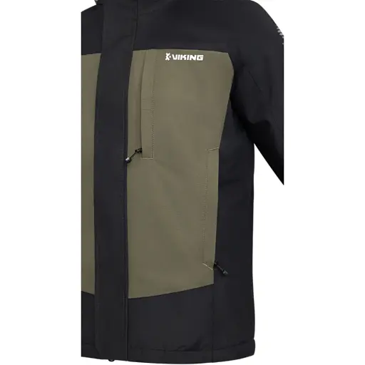 Куртка Viking Fishing Ice Light 80g 10K XXXL Black/khaki - фото 4