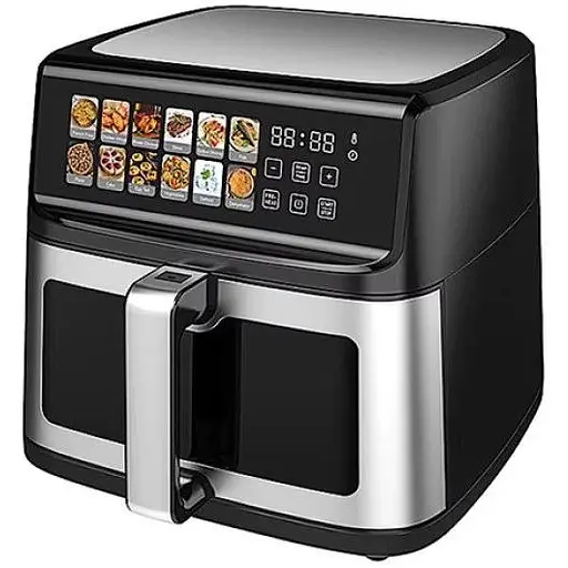 Аерофритюрниця Zepline ZP-211 сенсорне управління з дисплеєм 14 л 4000 Вт Чорна - фото 1