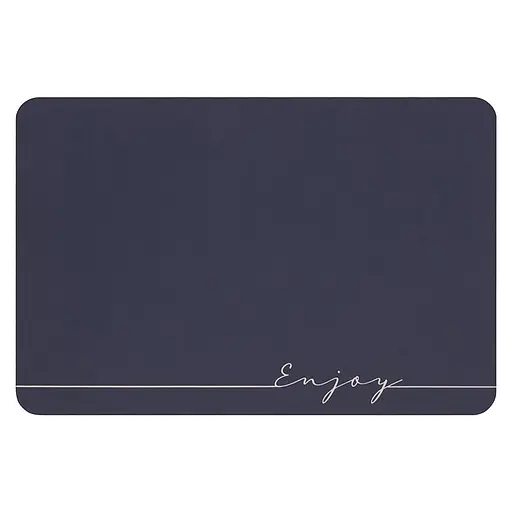 Килимок Ardesto Vigor прямокутний з нековзною основою темно-сірий 40 х 60 см (ARHB3301RG)