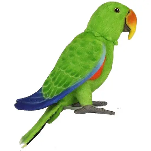 М'яка іграшка Hansa Позуючий папуга Електус самець 23 см (8429)