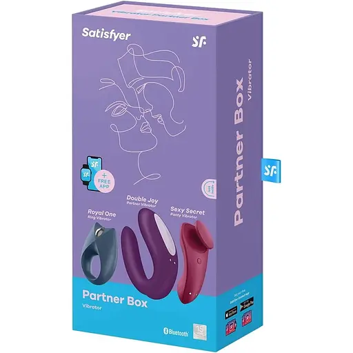 Набір Satisfyer Partner Box 3 (Double Joy, Sexy Secret + Royal One) - фото 8