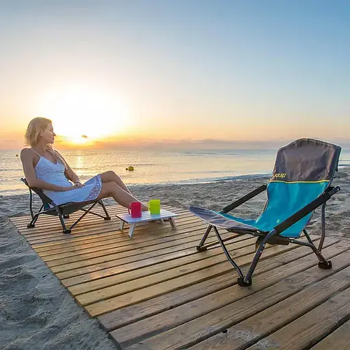 Набір крісел розкладних Uquip Sandy 2 шт. сіро-блакитні (DAS303242) - фото 11