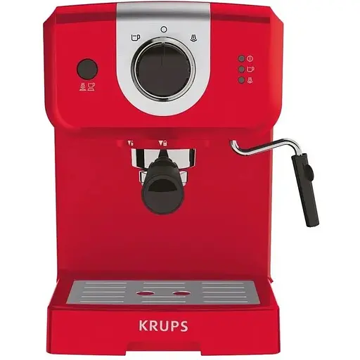 Кофеварка Krups рожковая Krups Opio 1.5 л молотая красная - фото 1