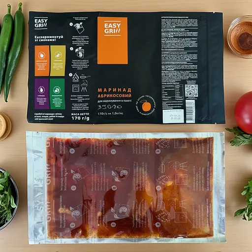 Маринад Easy Grill (натуральное абрикосовое пюре) - 170 г - фото 2