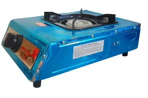 Газовая настольная плита одноконфорочная D&t Smart Dt-1101 с поджогом для кухни - фото 1