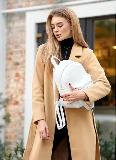 Женский рюкзак Sambag Talari MSO белый 31 х 22 х 12 см (12219008e) - фото 6