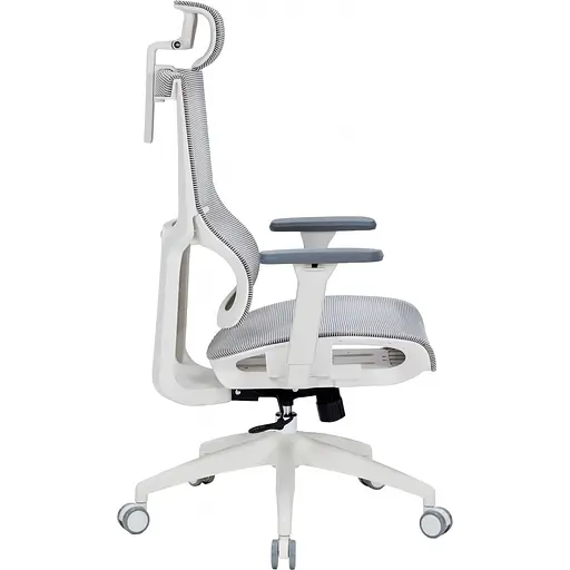 Офісне крісло OfficePro Elegant OC660-W-LG-LG White/Light Gray [148667] - фото 5