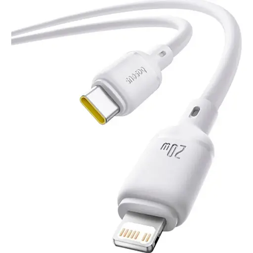 Кабель Baseus Silky Series USB-C to Lightning 20W 1m White (P10377700213-00) [155531] - фото 2
