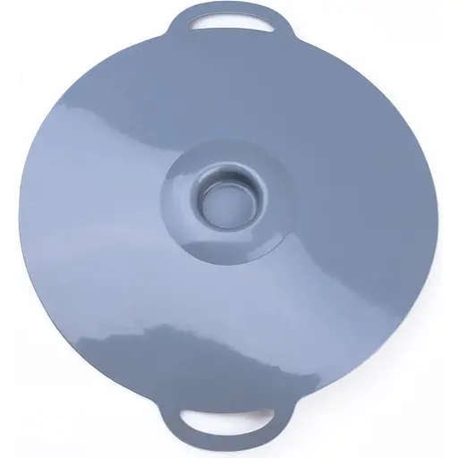 Крышка для посуды TS Kitchen силиконовая универсальная диаметром 28 см серая HP34540L - фото 2