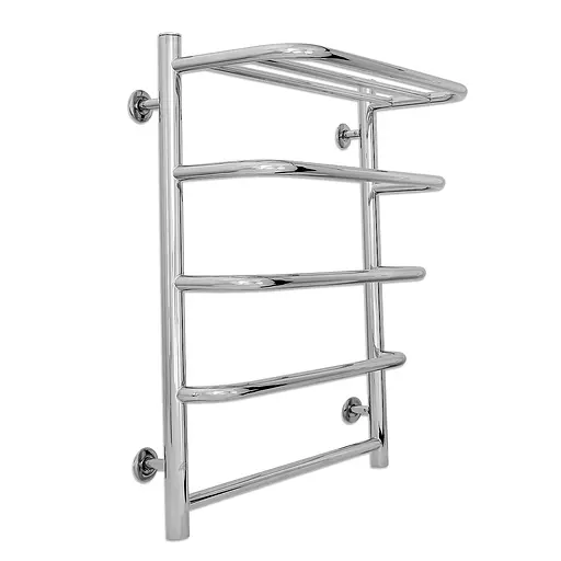 Полотенцесушитель Laris Стандарт П5 500x660 с полкой 71207570, Хром - фото 1