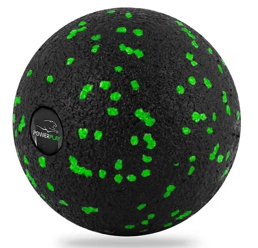 Массажный мяч PowerPlay PP-4351 Epp Massage Ball (d10) Черно/Зеленый (PP-4351_Green_d10) - фото 2