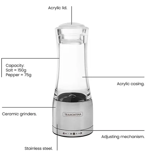 Мельница для специй Tramontina Realce (6820450) - фото 4