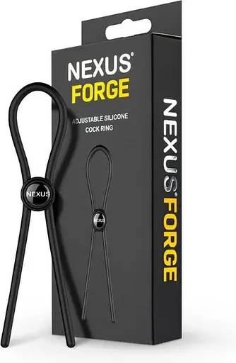 Ерекційне кільце Nexus Forge Single Adjustable Lasso Black - фото 5