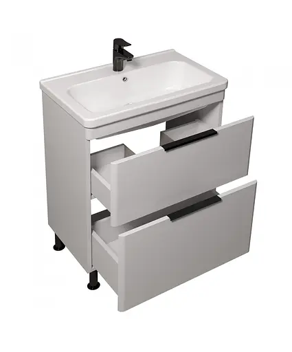 Тумба Мойдодир Freya 70 з умивальником Ipek 70 Білий - фото 5