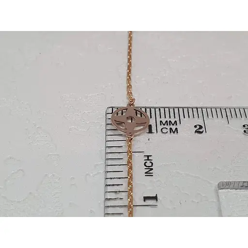 Золотой браслет Платон. 1Б033/00Б 17,5 - фото 2