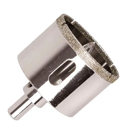 Свердло корончате Alloid Building Tools алмазне по склу та кераміці 60 мм з центрувальним свердлом (GS-70060) - фото 1