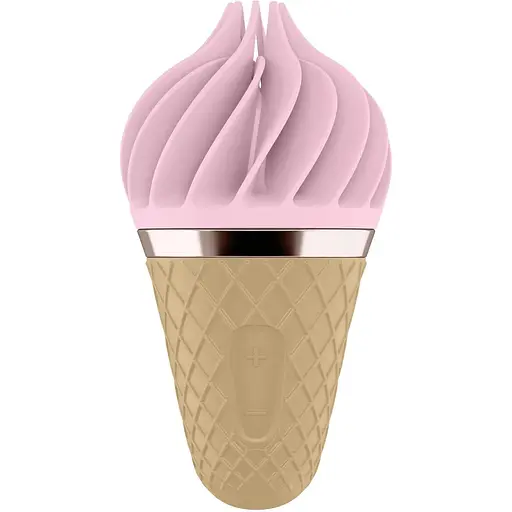 Спинатор мороженое Satisfyer Lay-On - Sweet Treat Pink/Brown