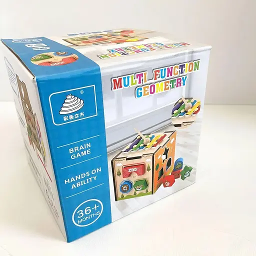 Развивающая игрушка из дерева сортер MD 0828 центр раннего развития - фото 6