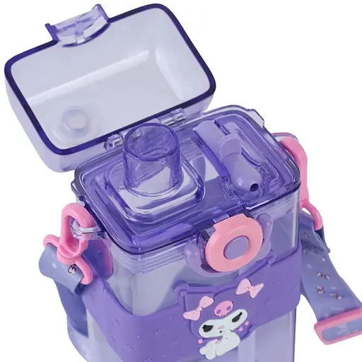 Бутылочка для воды Kite HK-1 Kuromi 500 мл фиолетовая (HK24-1203-1) - фото 4