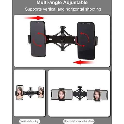 Кільцева USB LED лампа Puluz PKT3053B 10"+ штатив 1.1 м - фото 3